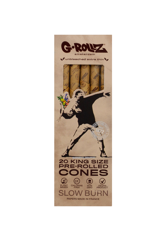 G-rollz Banksy's Graffiti 'Flower Thrower' King Size
