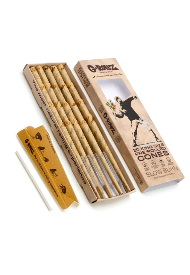G-rollz Banksy's Graffiti 'Flower Thrower' King Size - Image 3