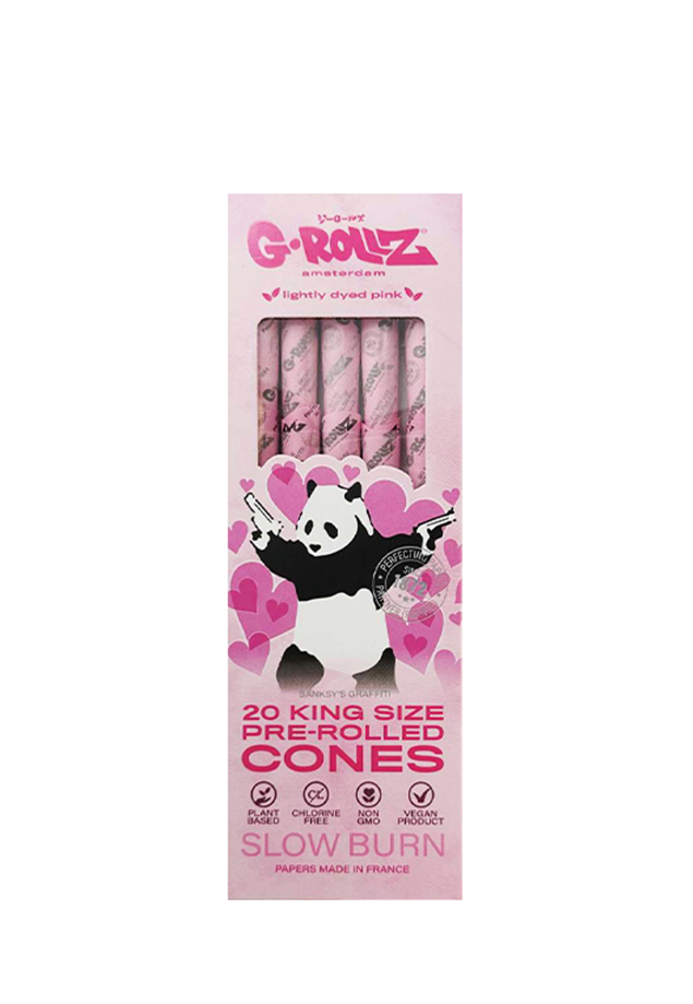 G-rollz Banksy's Graffiti 'Lightly Dyed Pink' King Size
