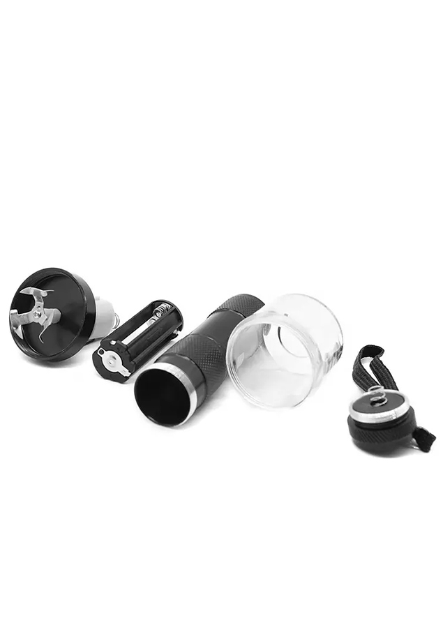 Electric Aluminium Grinder Black - Image 3