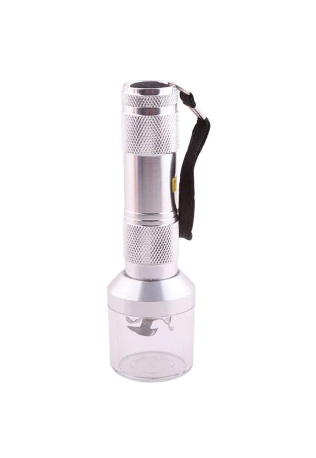 Electric Aluminium Grinder Silver