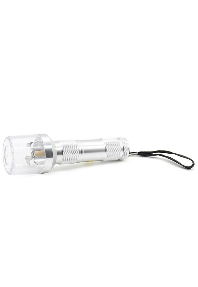 Electric Aluminium Grinder Silver - Image 4